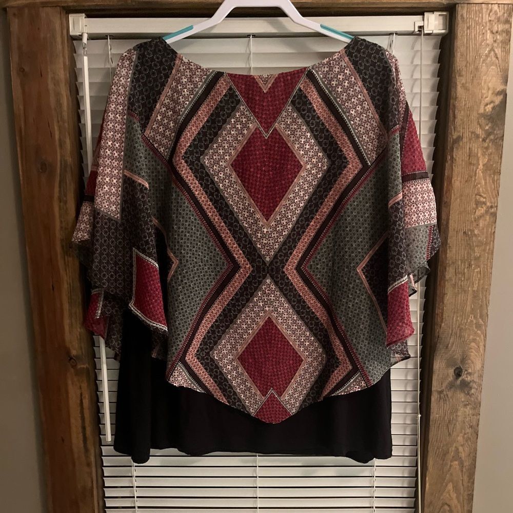 Women's Plus Size 3x Sleeve Blouse Tank Duet ALYX WOMEN 3X Like new! - Picture 3 of 4